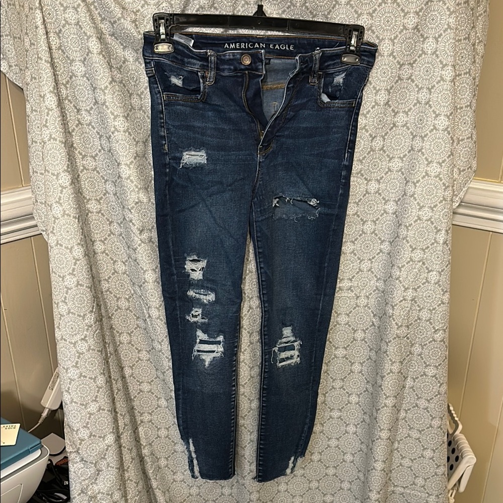American Eagle Outfitters Blue Skinny Jeans